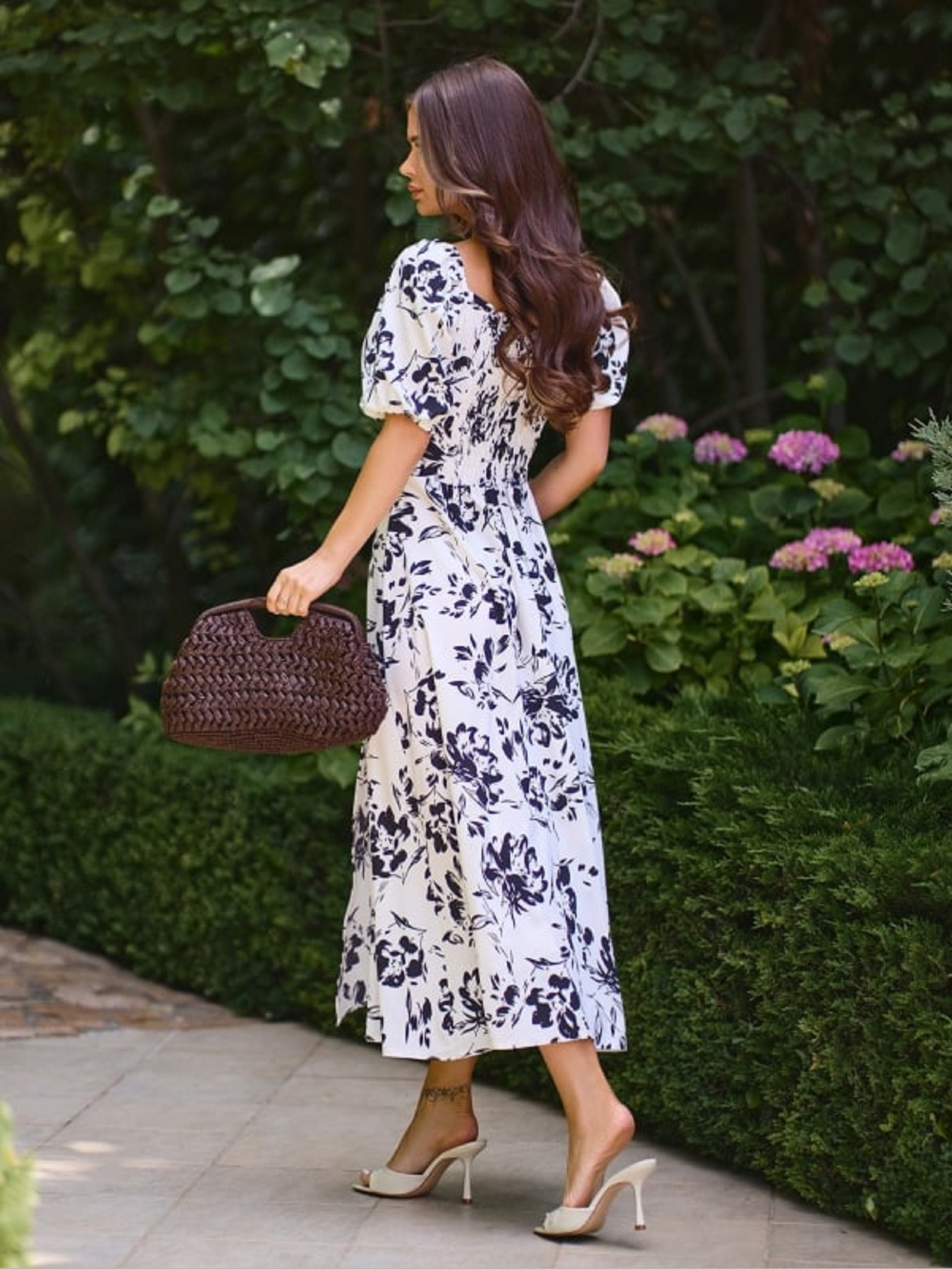 Сукня міді ISSA Plus модель SA-635_белый Фото