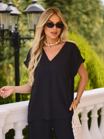 Костюм ISSA Plus модель 15226_черный Фото