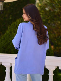 Піджак ISSA Plus модель 15228_голубой Фото