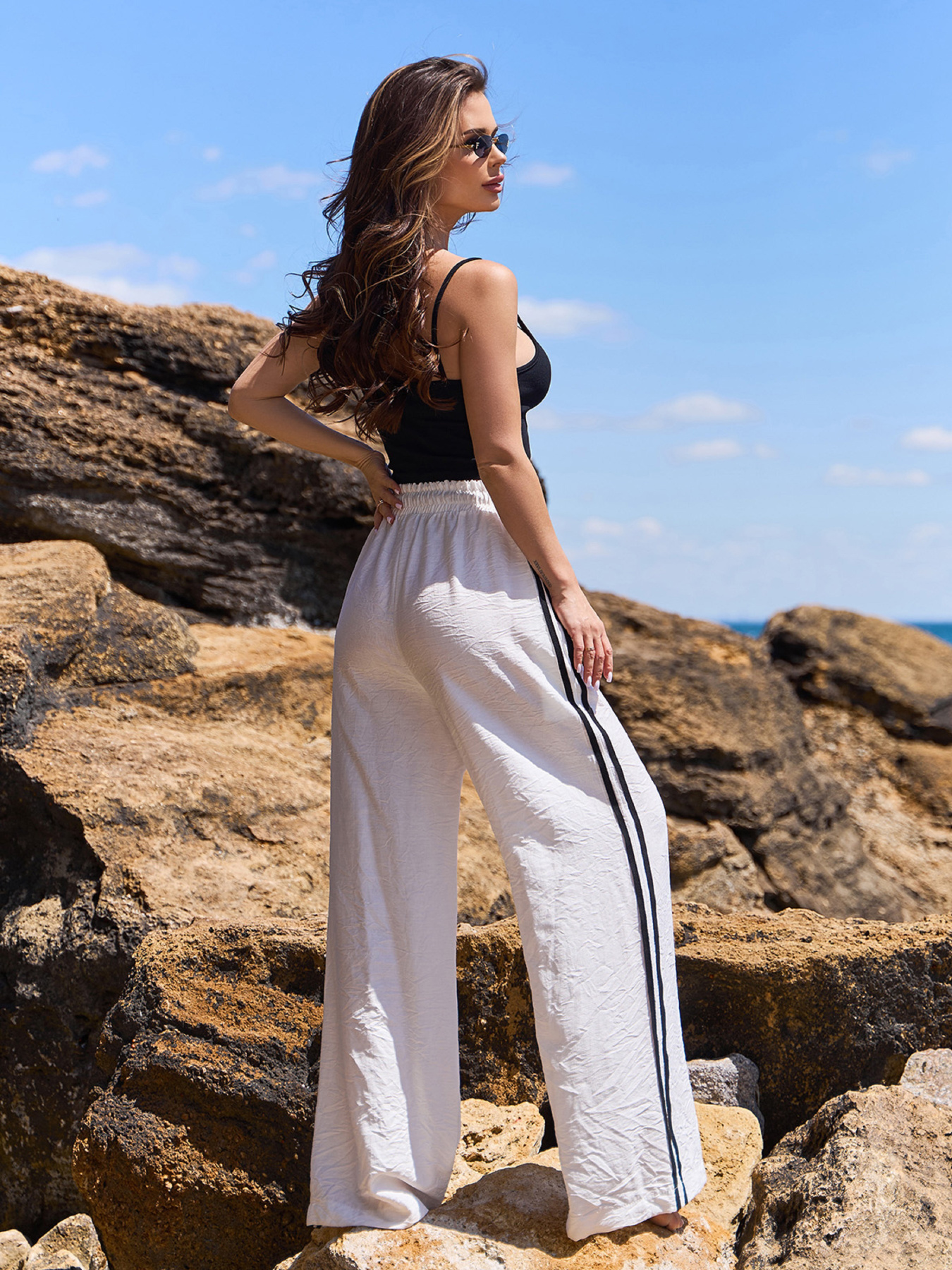 Палаццо ISSA Plus модель 15176_молочный Фото