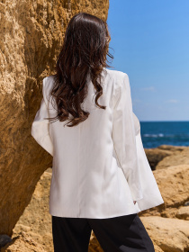 Піджак ISSA Plus модель 15208_молочный Фото