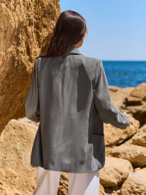 Піджак ISSA Plus модель 15208_оливковый Фото