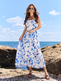 Сарафан ISSA Plus модель SA-642_белый Фото