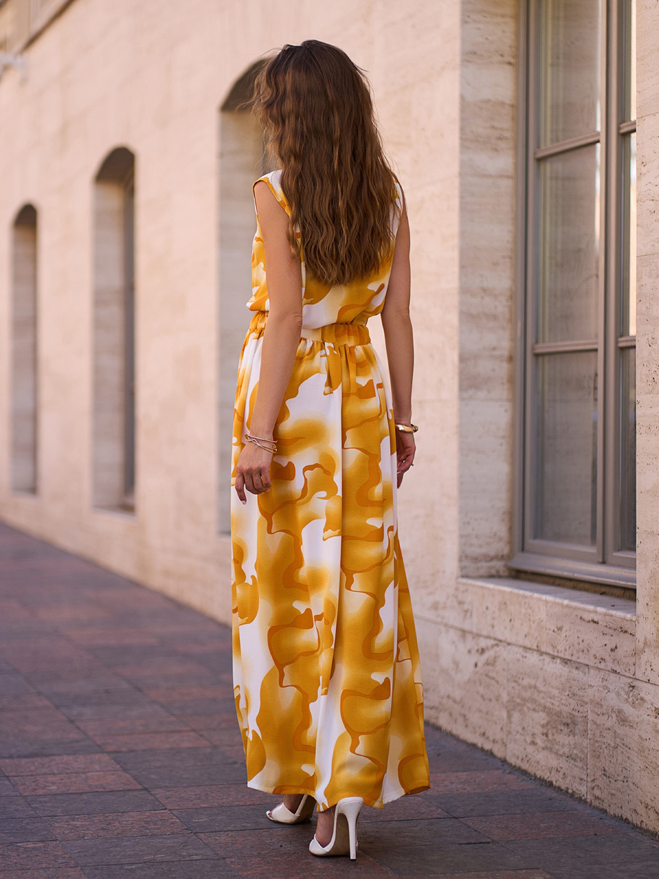 Сарафан ISSA Plus модель 15249_желтый Фото