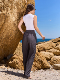 Брюки повседневные ISSA Plus модель 15238_темно_серый Фото