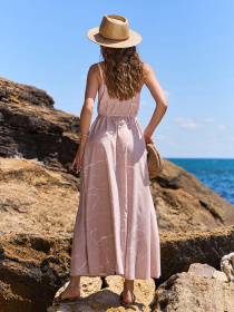 Сарафан ISSA Plus модель SA-646_светло_бежевый Сарафан ISSA Plus модель SA-646_светло_бежевый Фото