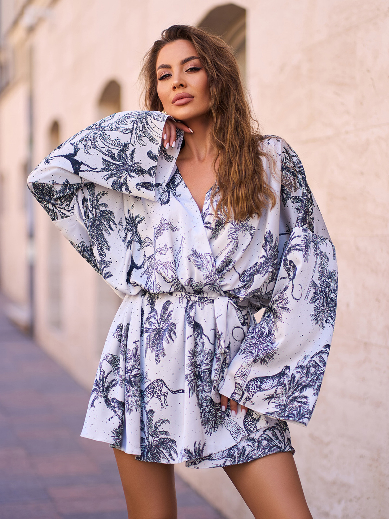 Сукня міні ISSA Plus модель 15247_светло_серый Фото