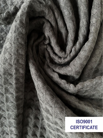 Набор 3 вафельных полотенца для ванной, отелей, SPA, саун, кухні -  Желтый Lovely Svi  модель 110823 Фото