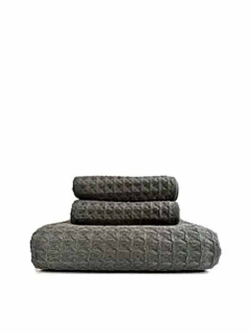 Набір 3 вафельних рушники для ванної, готелів, SPA, саун, кухні т  - Жовтий Lovely Svi  модель 110823 Фото