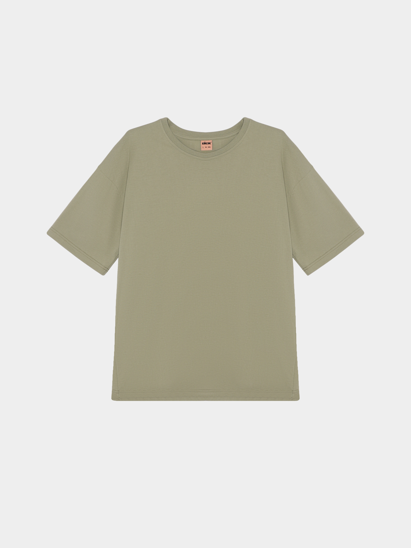 Футболка Ейсік Оверсайз модель Temno_Bezheva Фото