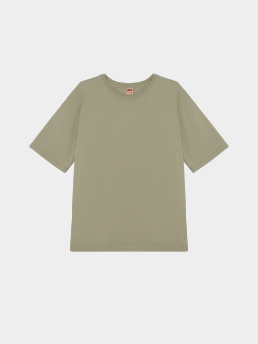 Футболка Ейсік Оверсайз модель Temno_Bezheva Фото