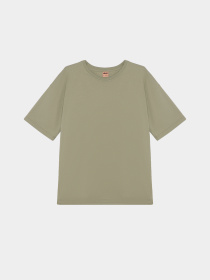 Футболка Ейсік Оверсайз модель Temno_Bezheva Фото