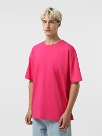 Футболка Ейсік Оверсайз модель Temno_Rozeva Фото