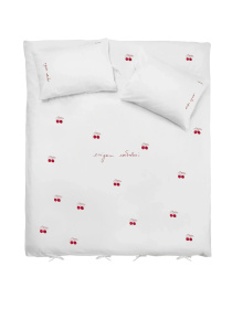 Комплект постельного белья с вышивкой LEVAN HOME модель 88441100121 Комплект постельного белья с вышивкой LEVAN HOME модель 88441100121 Фото