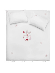 Комплект постельного белья с вышивкой LEVAN HOME модель 77441100121 Комплект постельного белья с вышивкой LEVAN HOME модель 77441100121 Фото