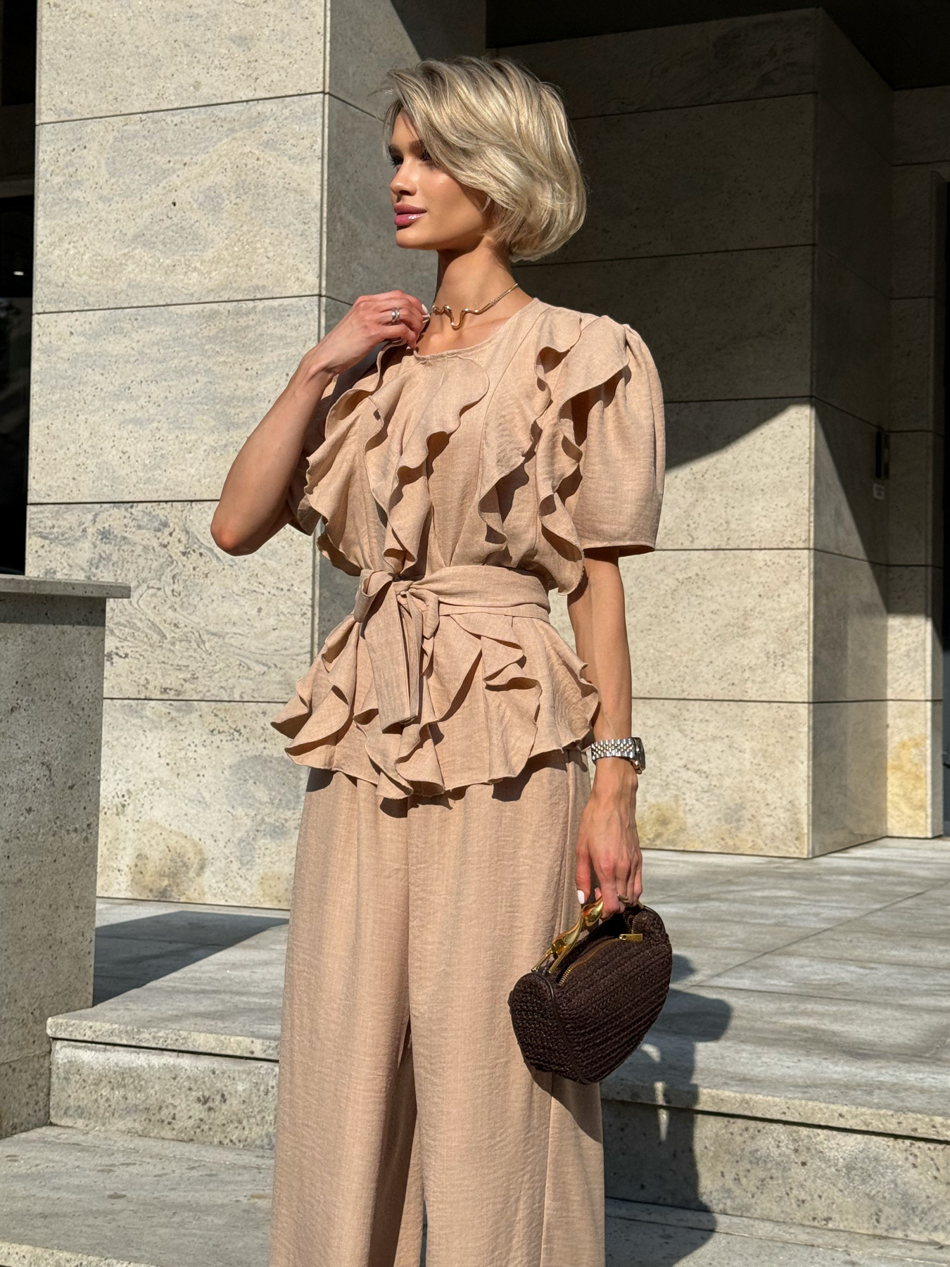 Блуза Jadone Fashion модель Tia_cinnamon Блуза Jadone Fashion модель Tia_cinnamon Фото