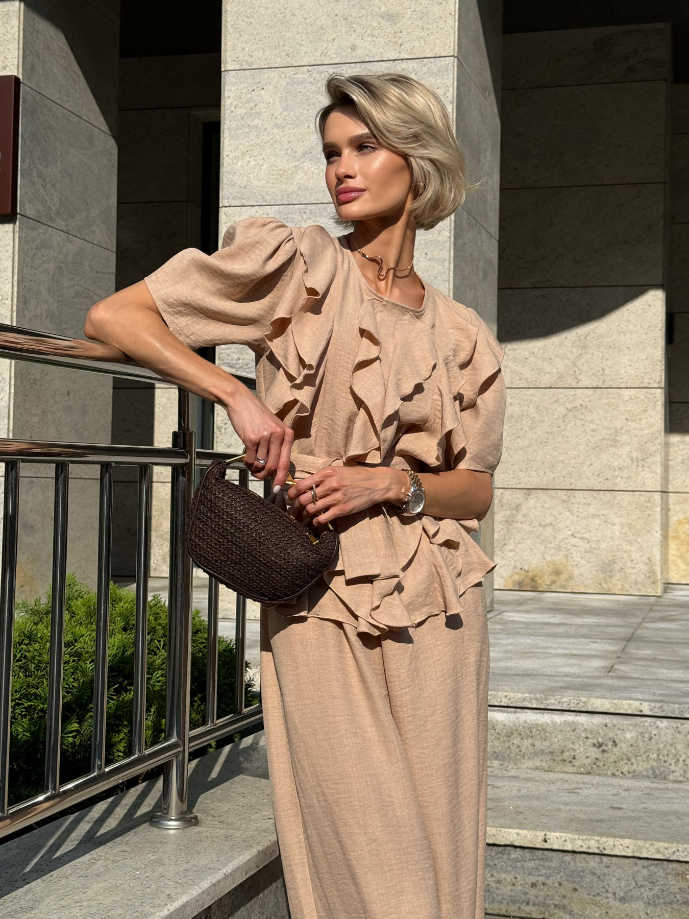 Блуза Jadone Fashion модель Tia_cinnamon Блуза Jadone Fashion модель Tia_cinnamon Фото