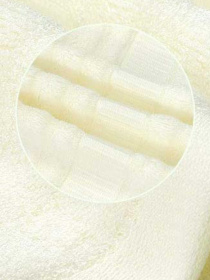 Набор 3 бамбук / хлопок полотенец для ванной, отелей, SPA, саун Бежевый Lovely Svi  модель 701401 Фото