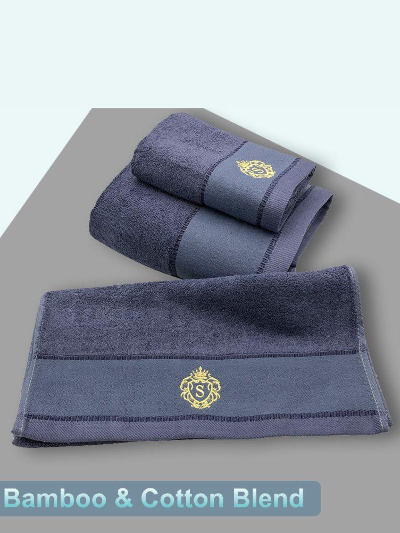 Набір 3 бамбук / бавовна рушників в подарунковій коробці  Лавандовий Lovely Svi  модель 171121 Фото