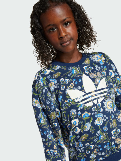 Комплект: світшот і легінси Adidas Originals X Liberty London Crew Kids модель JV7804 — фото 5 - INTERTOP