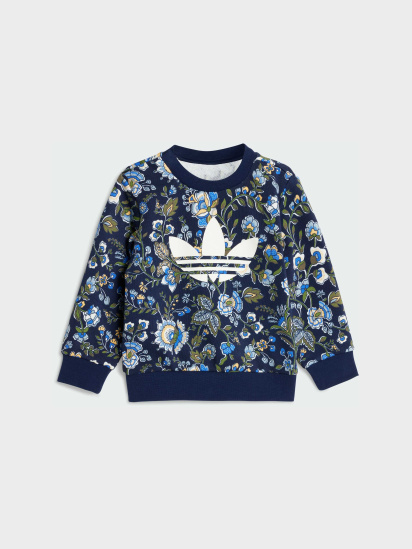 Комплект: світшот і штани adidas Originals X Liberty London Crew Kids модель JY3019 — фото - INTERTOP