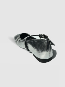 Балетки EVIE модель Silver - 8550 Фото