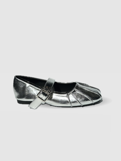Балетки EVIE модель Silver - 8550 - фото