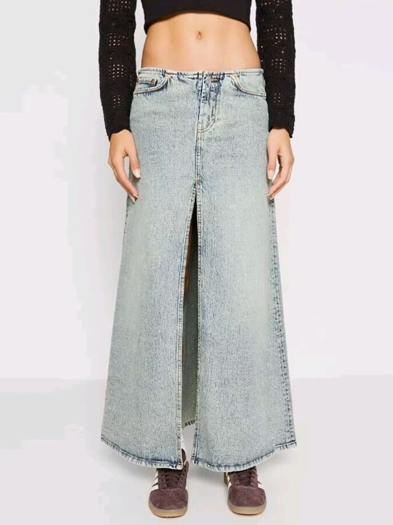 Джинсова спідниця Weekday модель 77924 Джинсова спідниця Weekday модель 77924 Фото