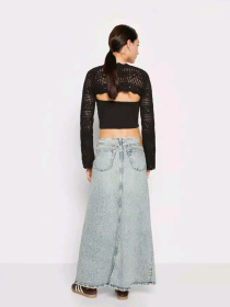 Джинсова спідниця Weekday модель 77924 Джинсова спідниця Weekday модель 77924 Фото