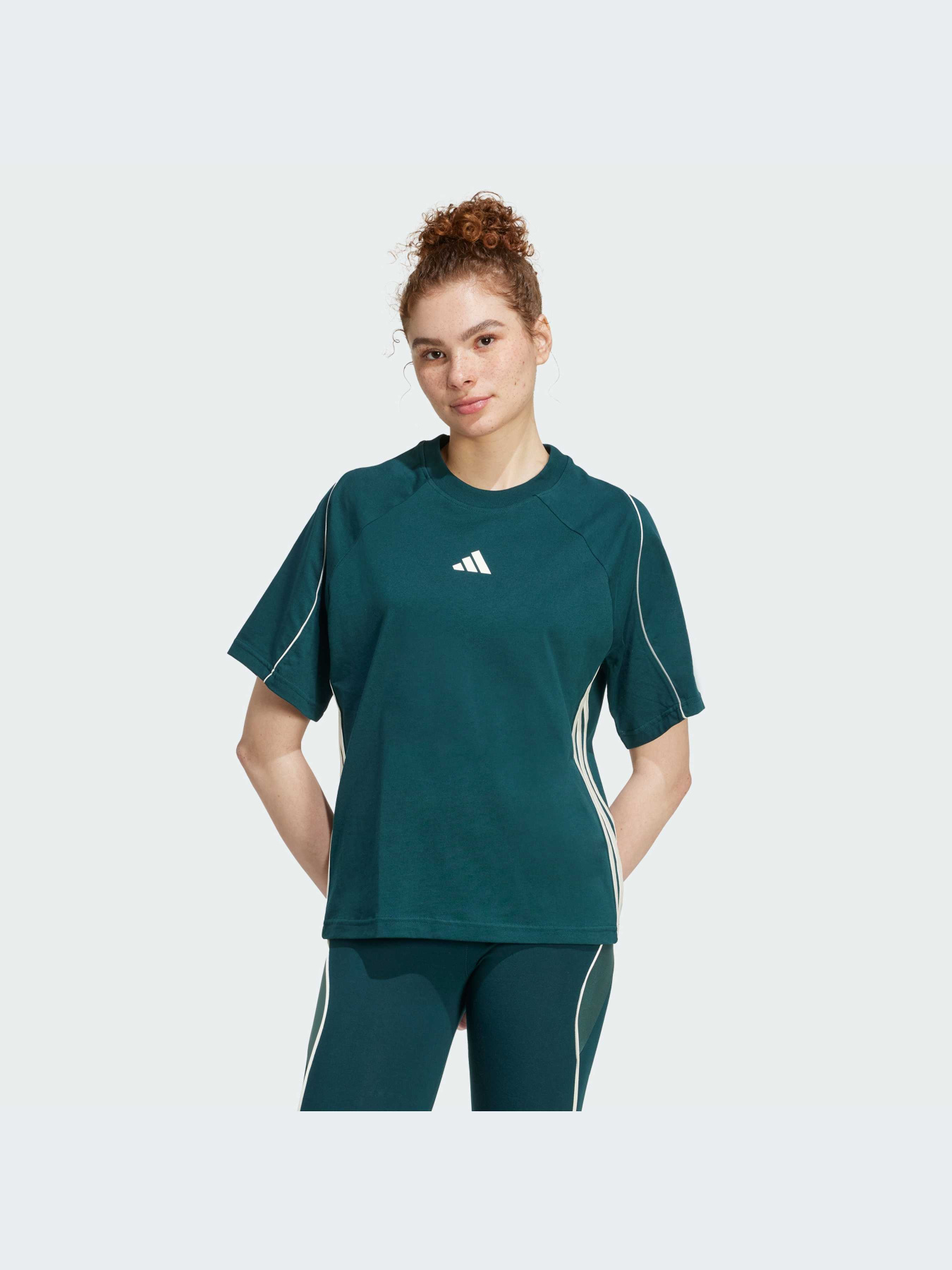 Футболки и поло Adidas 3 Stripes модель JW0449-KZ Футболки и поло Adidas 3 Stripes модель JW0449-KZ Фото