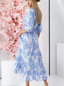 Платье макси LadyLike модель ll186815769-blakitnij Фото