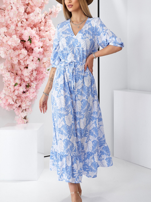 Платье макси LadyLike модель ll186815769-blakitnij Фото