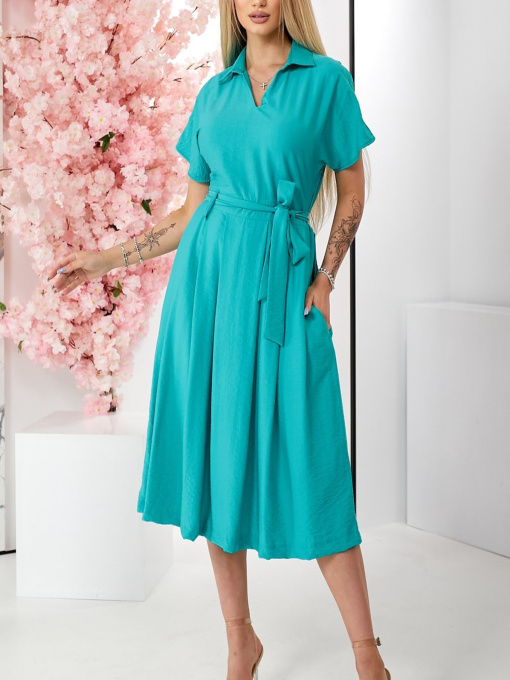 Платье миди LadyLike модель ll143350047-zelenij Фото