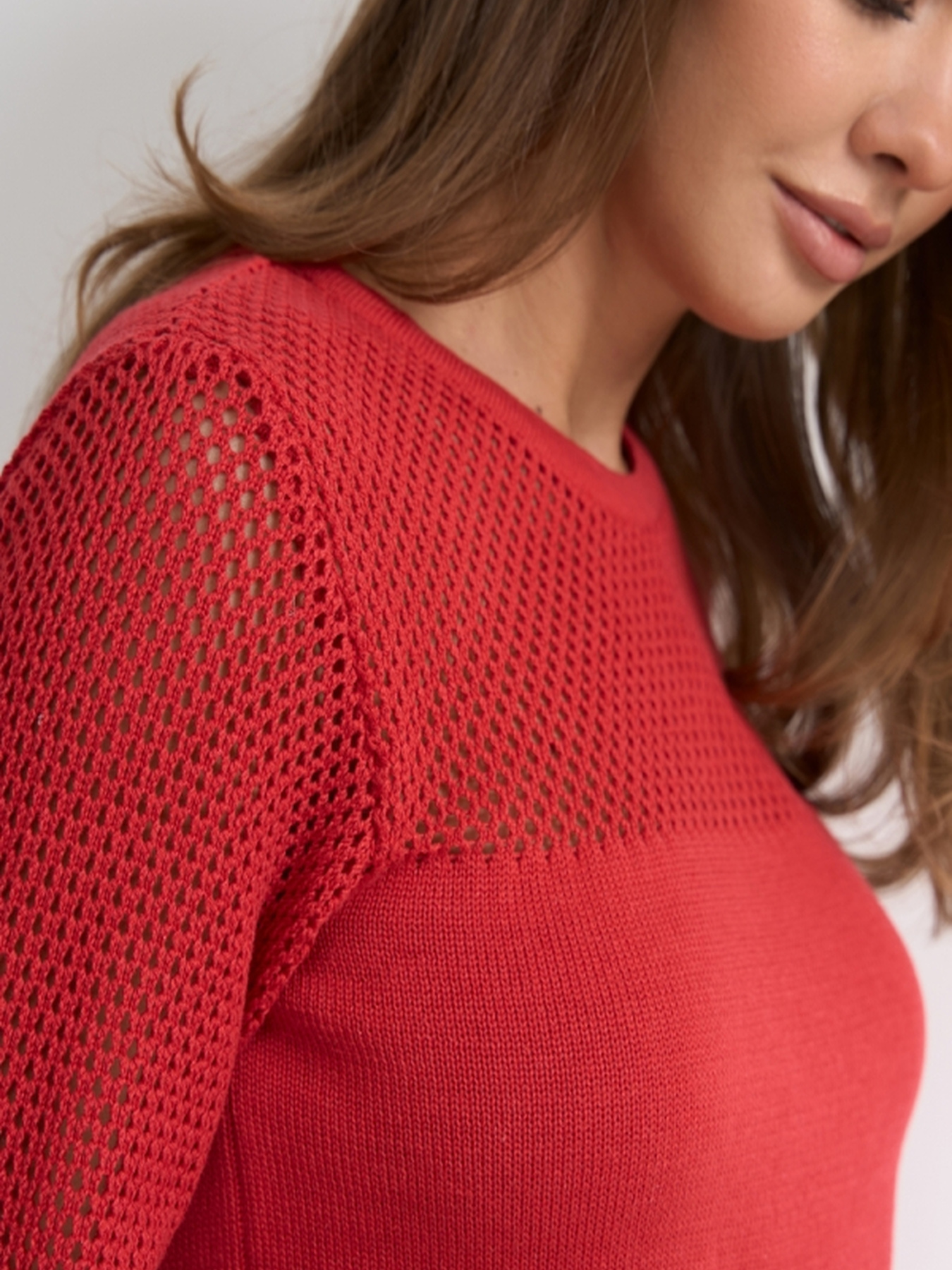 Джемпер TrikoBakh модель 2853-koralovij Джемпер TrikoBakh модель 2853-koralovij Фото