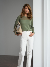 Джемпер TrikoBakh модель 2853-olivkovij Фото