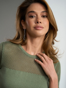 Джемпер TrikoBakh модель 2853-olivkovij Фото