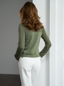 Джемпер TrikoBakh модель 2853-olivkovij Фото