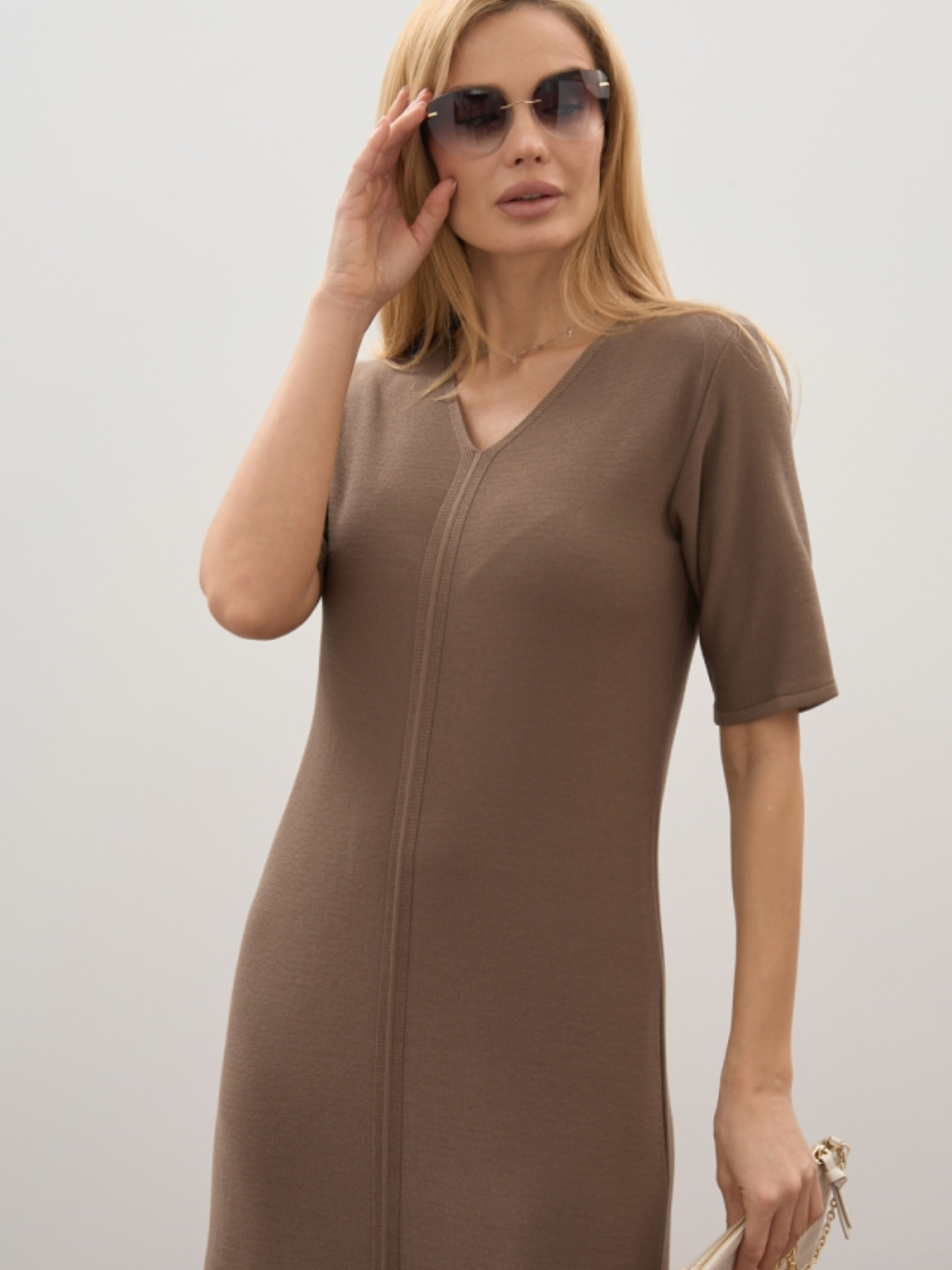 Платье миди TrikoBakh модель 2854-kapuchno Фото