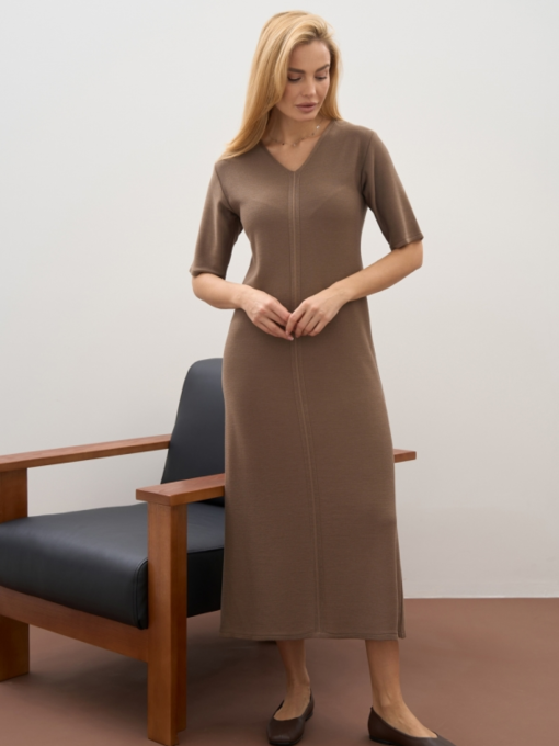 Платье миди TrikoBakh модель 2854-kapuchno Фото