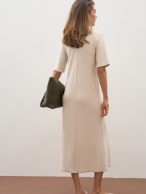 Платье миди TrikoBakh модель 2854-perlamutr Фото