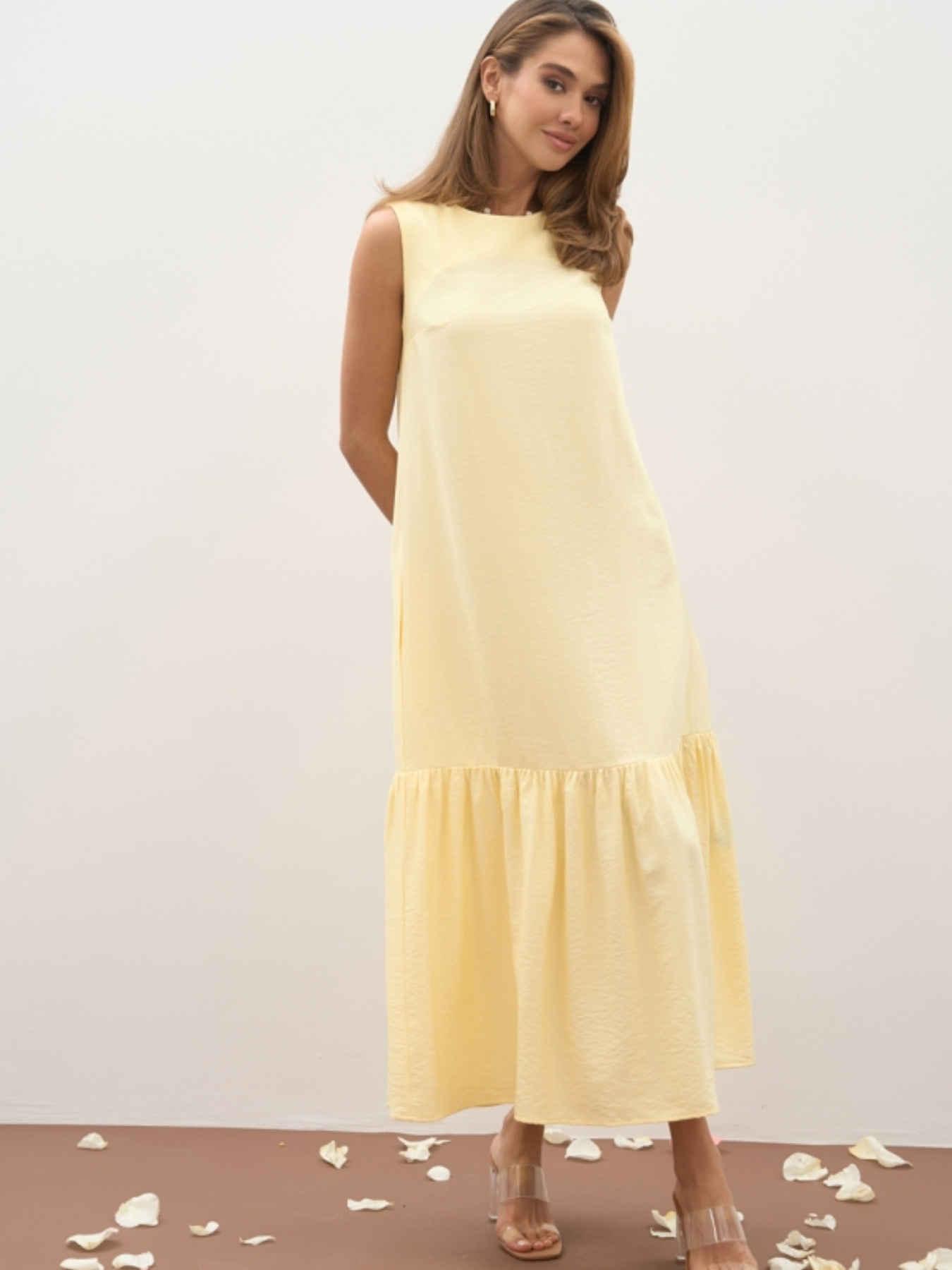 Сукня максі TrikoBakh модель 3051-limonnij Фото