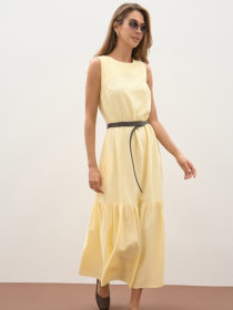 Платье макси TrikoBakh модель 3051-limonnij Фото