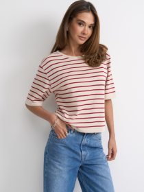 Джемпер TrikoBakh модель 2848-perlamutr-burgund Фото