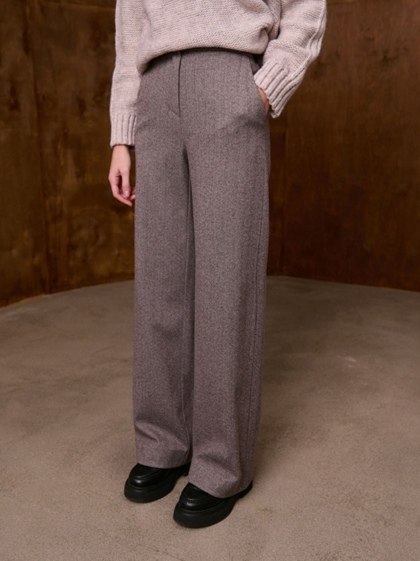 Палаццо TrikoBakh модель 3007-shokoladnij Фото