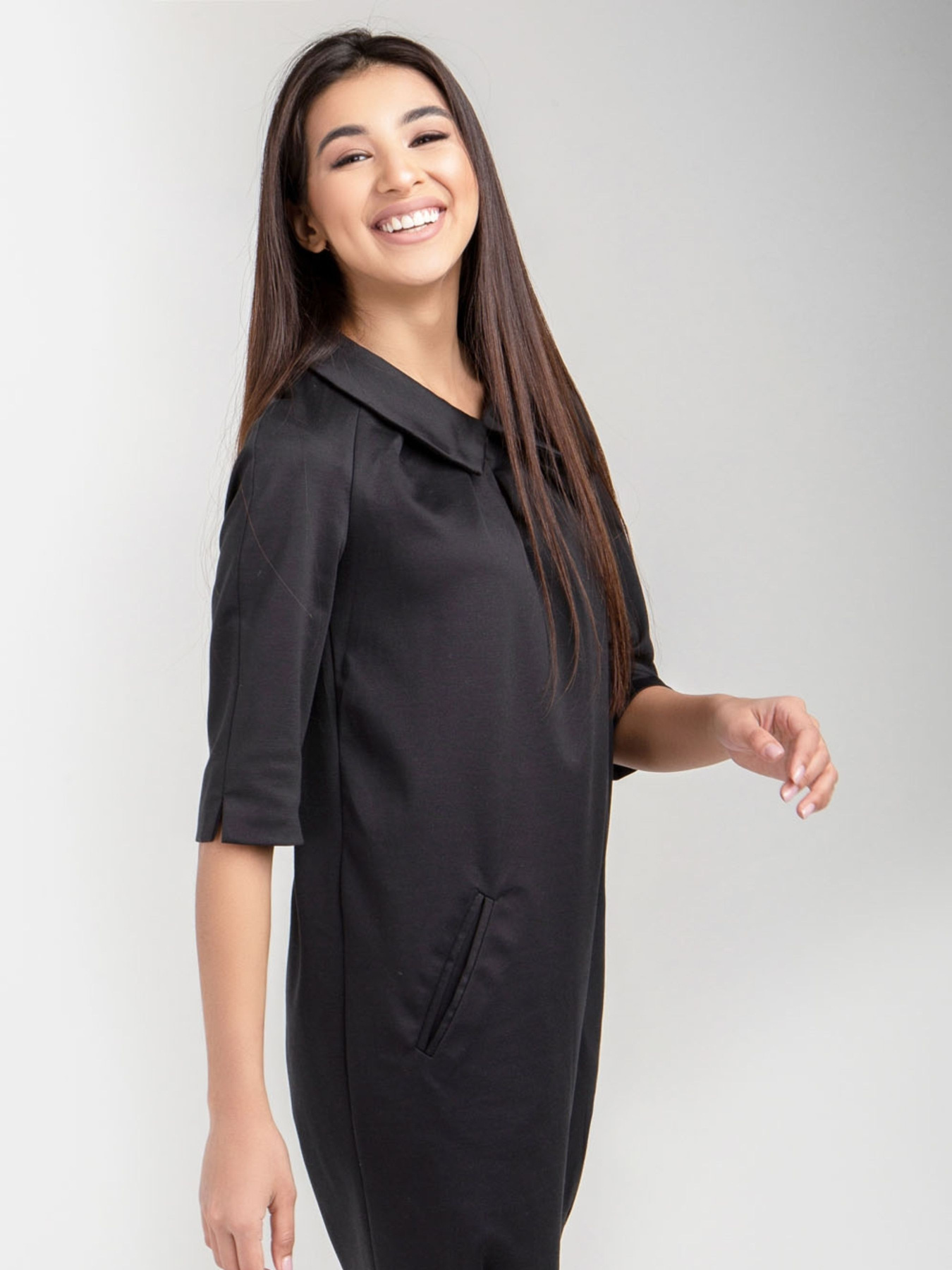 Платье мини TrikoBakh модель 1391-chornij Фото