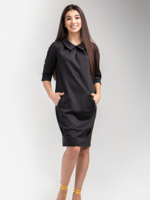 Платье мини TrikoBakh модель 1391-chornij Фото