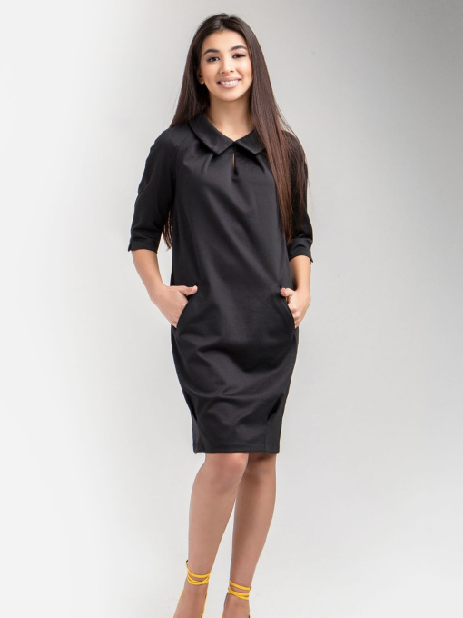 Платье мини TrikoBakh модель 1391-chornij Фото