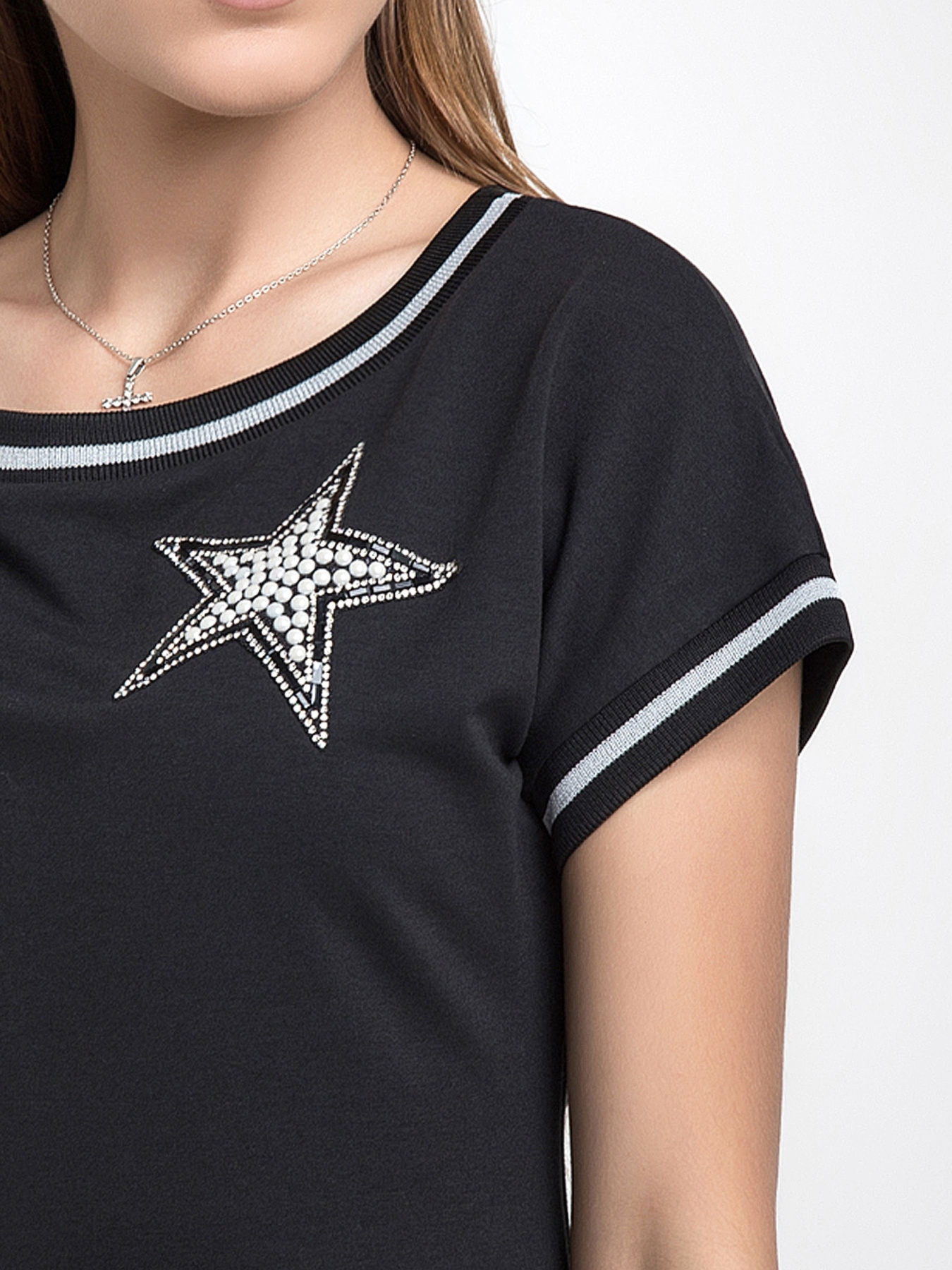 Туніка TrikoBakh модель 1713-chornij Фото