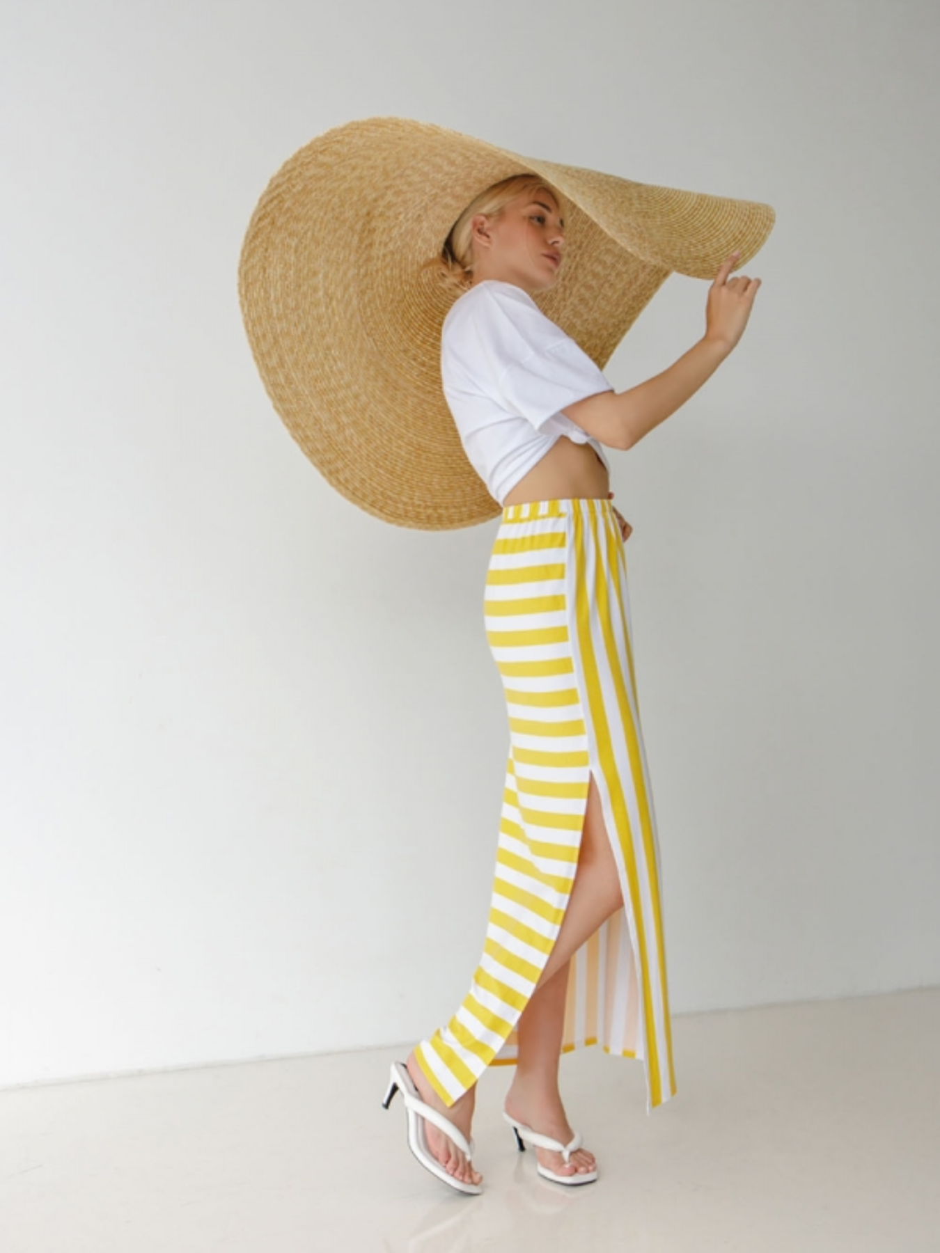 Юбка макси TrikoBakh модель 1168-zhovtij Фото