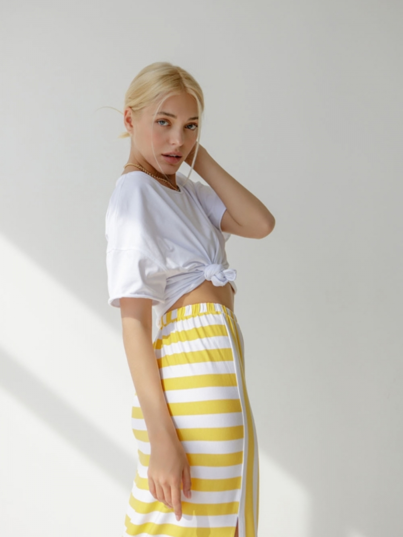 Юбка макси TrikoBakh модель 1168-zhovtij Фото